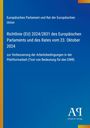 Text: „Richtlinie (EU) 2024/2831...”, blau gefärbter Hintergrund, links gelber Rand, unten rechts Logo „AR Antiphon Verlag“.