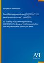 Text über eine EU-Durchführungsverordnung. Unten rechts "Antiphon Verlag". Blauer Hintergrund mit Logo.