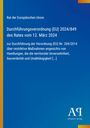 Rat der Europäischen Union, Durchführungsverordnung (EU) 2024/849 des Rates vom 12. März 2024, unterer Rand mit Logo.