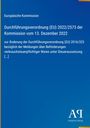 Text: "Europäische Kommission. Durchführungsverordnung (EU) 2022/2573 vom 13. Dezember 2022." Blau mit Logo Antiphon Verlag.