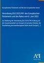 Text: Verordnung (EU) 2022/991 über die Zusammenarbeit von Europol. Blauer Hintergrund, unten rechts ein Logo.