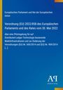 Europäische Verordnung zu Distributed-Ledger-Technologie. Blaues Cover, gelber Rand links. Antiphon Verlag Logo rechts unten.
