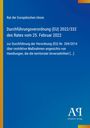Titel: "Durchführungsverordnung (EU) 2022/332, 25. Februar 2022". Blaue Hintergrundgrafik, Logo "Antiphon Verlag".