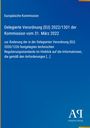 Europäische Kommission, Verordnung (EU) 2022/1301, Kommission vom 31. März 2022. Blau mit gelbem Streifen. Logo "AP".