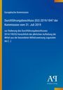 Text: "Durchführungsbeschluss (EU) 2019/1847 der Kommission vom 31. Juli 2019." EU-Flagge oben, blaues Design.