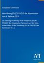Text zur EU-Verordnung, Europäische Kommission. Blaues Design, Logo unten rechts: Antiphon Verlag.