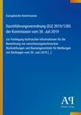 Europäische Kommission, Verordnung (EU) 2019/1285; blaues Layout mit gelbem Rand und Logo des Antiphon Verlags.