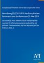 Verordnung (EU) 2019/818 zur Interoperabilität zwischen EU-Informationssystemen. Blauer Hintergrund, Logo unten rechts.