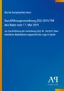 Rat der Europäischen Union: Verordnung (EU) 2019/798 über Maßnahmen wegen der Lage in Syrien. Blauer Hintergrund.