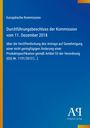 Text zum Beschluss der Europäischen Kommission vom 11. Dezember 2018 auf blauem Hintergrund. Logo unten rechts.