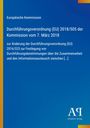 Europäische Kommission: Verordnung (EU) 2018/505 vom 7. März 2018. Blaues Cover, gelber Rand links, Verlagslogo unten.