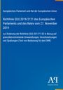Text: "Richtlinie (EU) 2019/2121... 27. November 2019". Blauer Hintergrund, weißer Text. Rechts unten Logo: "ΑΡ Antiphon Verlag".