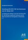 Titel: Verordnung (EU) 2021/1841. Herausgeber: Europäische Kommission. Hintergrund: Blauer Farbverlauf.