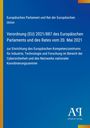 Text über EU-Verordnung, blau-orange Hintergrund, Logo unten rechts für Antiphon Verlag.