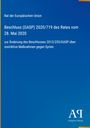 Beschluss (GASP) 2020/719 des Rates vom 28. Mai 2020 über Maßnahmen gegen Syrien. Blau mit Antiphon Verlag-Logo.