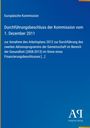 Text: "Europäische Kommission, Durchführungsbeschluss der Kommission vom 1. Dezember 2011, Antiphon Verlag."  
Blauer Hintergrund mit weißem Text.