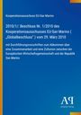 „Kooperationsausschuss EU-San Marino: Beschluss Nr. 1/2010“, mit Anweisungen zur Zusammenarbeit und Zollunion, blaues Design.