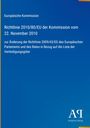 Europäische Kommission: Richtlinie 2010/80/EU, Änderung 2009/43/EG, Verteidigungsgüter. Blaues Layout, Antiphon Verlag Logo.