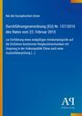 Text zur EU-Verordnung auf blauem Hintergrund; links gelber Streifen, unten rechts Logo "AV Antiphon Verlag".