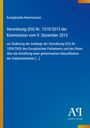 Text: Verordnung (EU) Nr. 1319/2013. Oben links gelb/blaues Design, Logo "Antiphon Verlag" unten rechts.