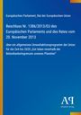 Beschluss Nr. 1386/2013/EU des Europäischen Parlaments, umweltbezogenes Programm bis 2020, blauer Hintergrund, Antiphon Verlag.