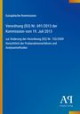 Titel: Verordnung (EU) Nr. 691/2013; Design: Blau mit gelbem Rand, Logo unten rechts.