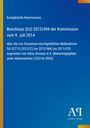 Europäische Kommission, Beschluss (EU) 2015/494 vom 9. Juli 2014, Maßnahmen zugunsten Adria Airways. Logo rechts unten.