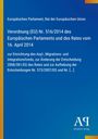 Text über EU-Verordnung Nr. 516/2014 vom 16. April 2014. Blau-weiße Farbgestaltung, gelber Rand. Antiphon Verlag-Logo unten.