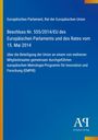 Text über einen EU-Beschluss mit Datum; blaues Design mit gelbem Streifen links; Logo "AP Antiphon Verlag" unten rechts.