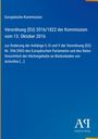 Text über Verordnung (EU) 2016/1822 zur Änderung von Anhängen der Verordnung Nr. 396/2005, blaues Layout, Logo unten.