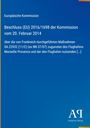 Text über Entscheidung der Europäischen Kommission zu Flughafen Marseille. Logo rechts unten, blauer Hintergrund.