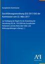 Europäische Kommission, Verordnung (EU) 2017/543, Regeln Volkszählungen. Blaues Design mit Antiphon Verlag.