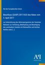 "Rat der Europäischen Union. Beschluss (GASP) 2017/633 des Rates vom 3. April 2017. Blaues Cover mit Verlagslogo unten."