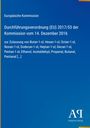 Text und Logo: Verordnung (EU) 2017/53, 14. Dez 2016, Zulassung von Alkoholstoffen. Blaues Design mit weißem Text.