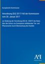 Europäische Kommission: Verordnung zur Änderung des Schutzes von Wildtieren und -pflanzen; blaues Design mit einem Verlagslogo.