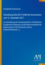 Text über EU-Verordnung zu CO2-Emissionen. Blau-gelber Hintergrund, unteres Logo des Antiphon Verlags.