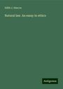 Edith J. Simcox: Natural law. An essay in ethics, Buch