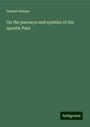 Samuel Sharpe: On the journeys and epistles of the apostle Paul, Buch