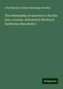 John Marshall: The relationship of anatomy to the fine arts: a lecture, delivered in the Royal Institution Manchester, Buch