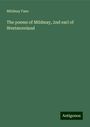 Mildmay Fane: The poems of Mildmay, 2nd earl of Westmoreland, Buch