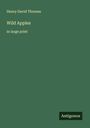 Henry David Thoreau: Wild Apples, Buch