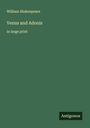 William Shakespeare: Venus and Adonis, Buch