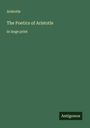 Aristotle: The Poetics of Aristotle, Buch