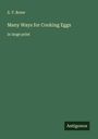 S. T. Rorer: Many Ways for Cooking Eggs, Buch