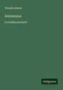 Theodor Storm: Waldwinkel, Buch