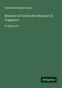 Charles Brockden Brown: Memoirs of Carwin the Biloquist (A Fragment), Buch