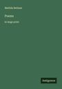 Matilda Betham: Poems, Buch