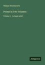William Wordsworth: Poems in Two Volumes, Buch