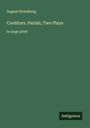 August Strindberg: Creditors. Pariah; Two Plays, Buch