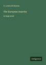 G. Lowes Dickinson: The European Anarchy, Buch